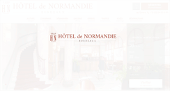Desktop Screenshot of hotel-de-normandie-bordeaux.com